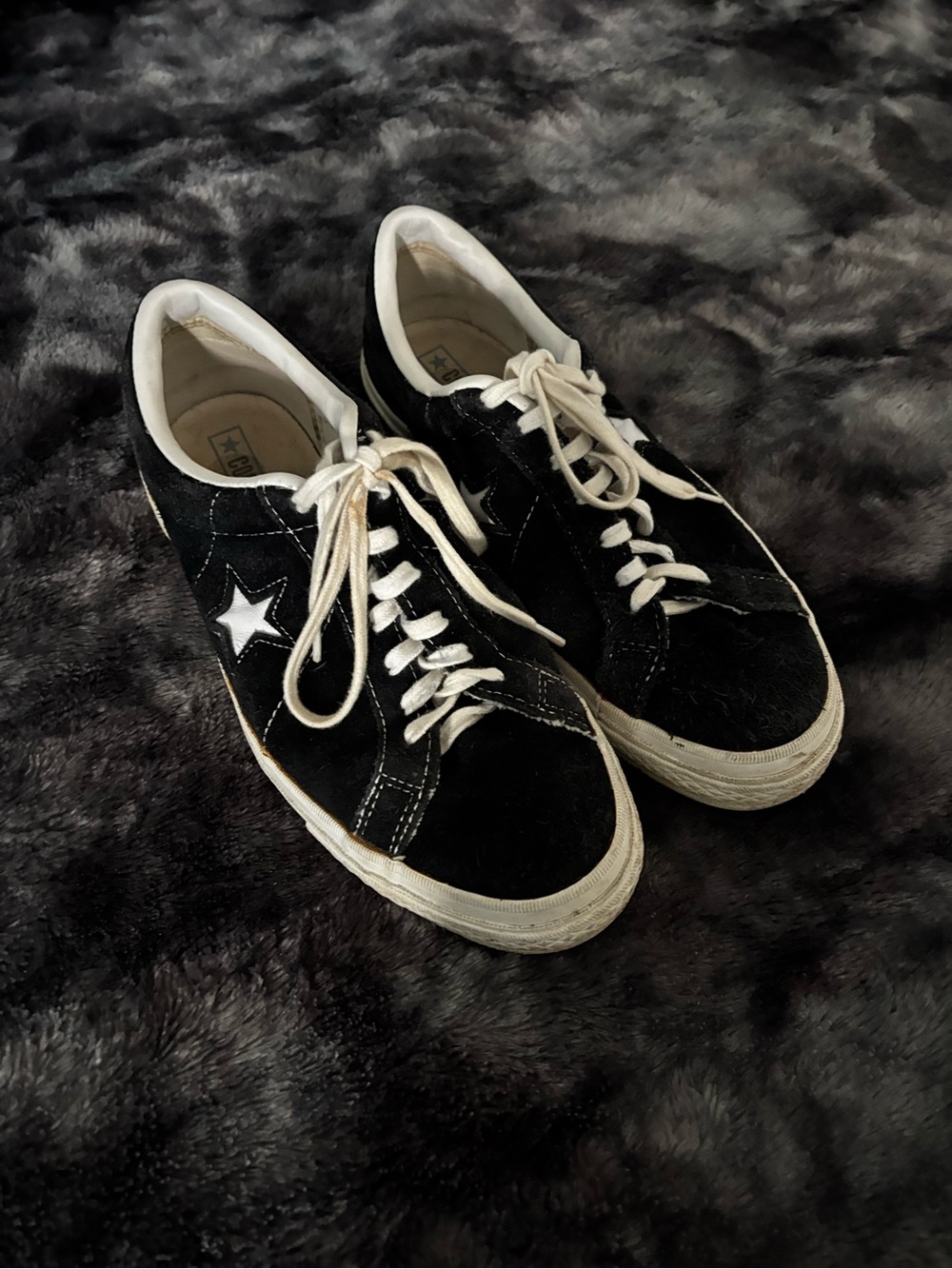 Suede Converse sneakers